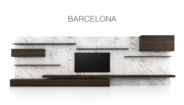 Kệ Tivi treo tường BARCELONA