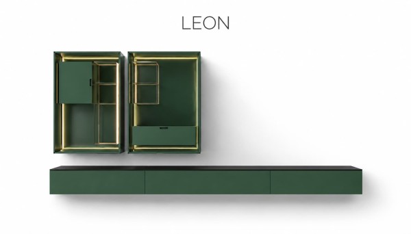 Kệ Tivi treo tường LEON