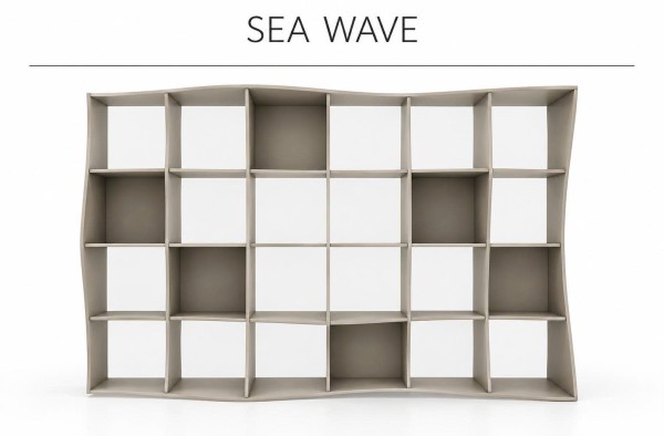Kệ sách Sea Wave